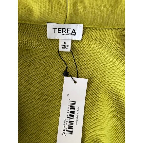 NWT TEREA Women's Alaina Vibrant Wrap French Terry Jacket Sz: M Vibrant Spring - Picture 15 of 16
